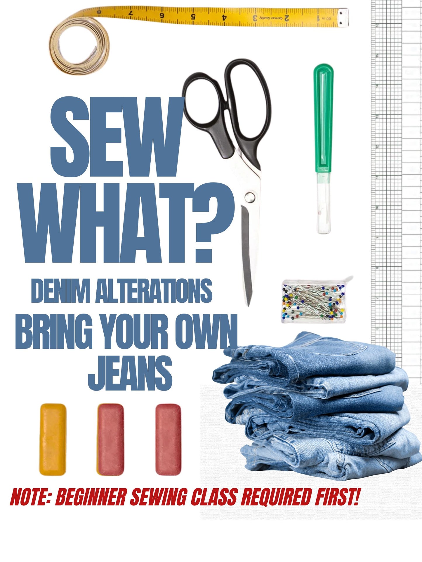 Denim Alterations (Saturday 6/27/26)