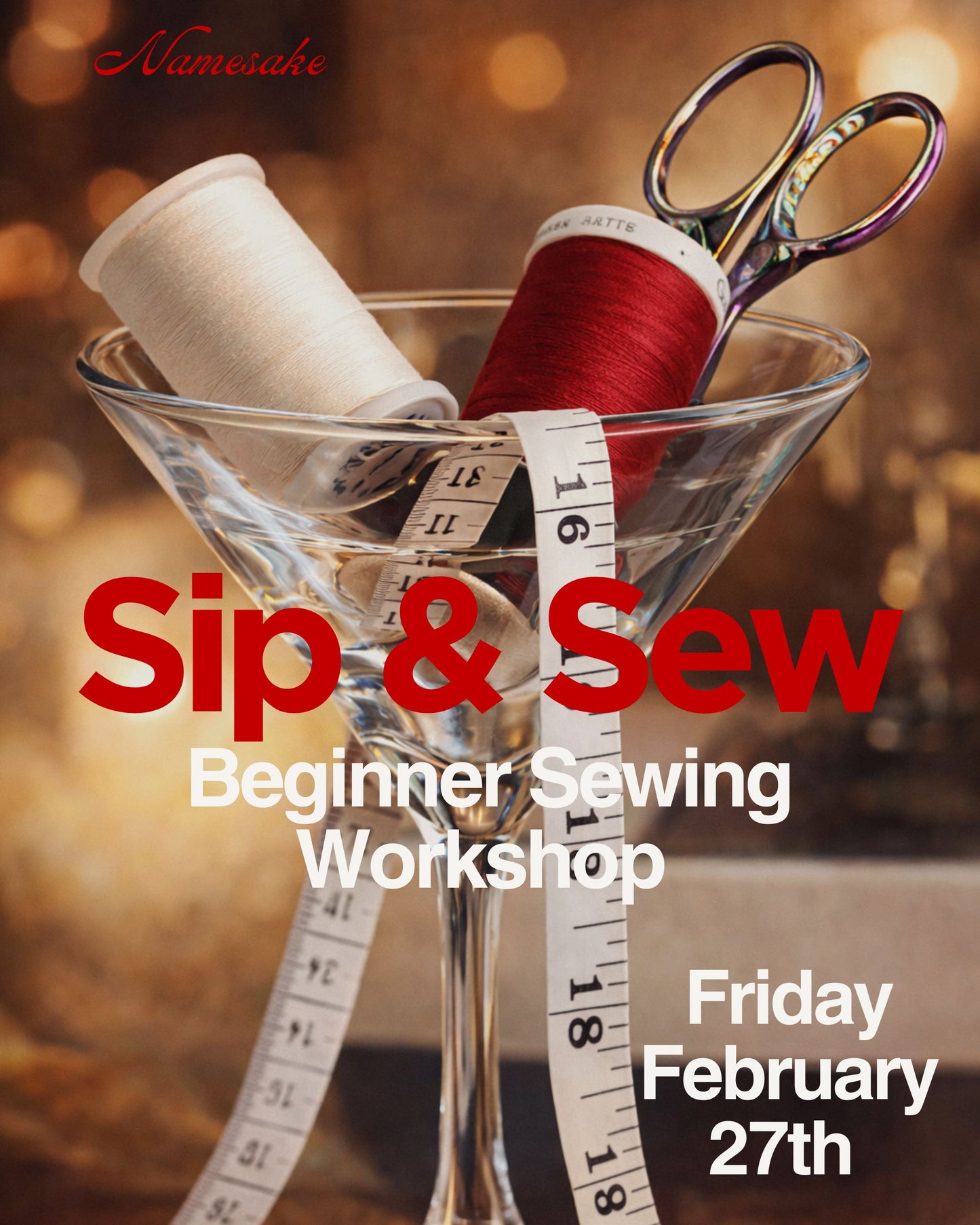 Sip & Sew (Friday Feb 27th)